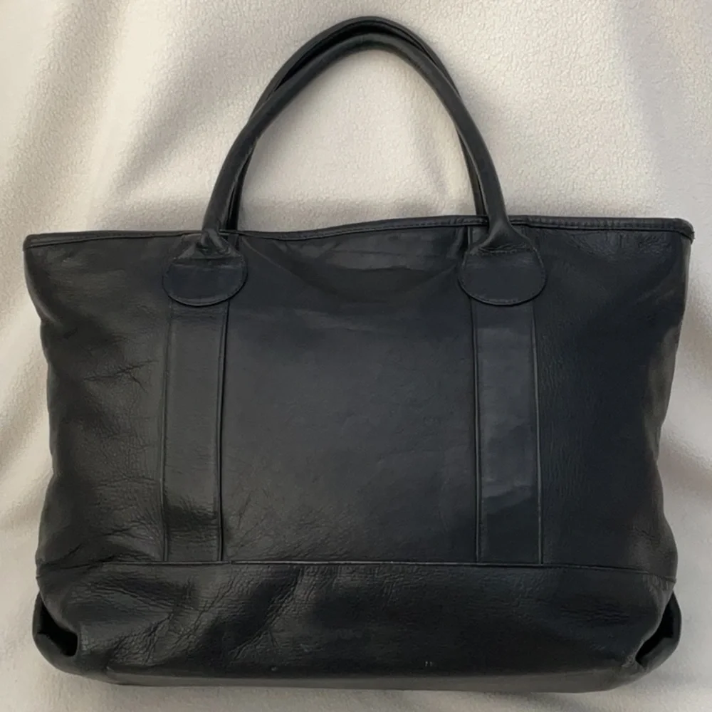 CLAVA NANTUCKET LEATHER TOTE - Picture 8 of 13